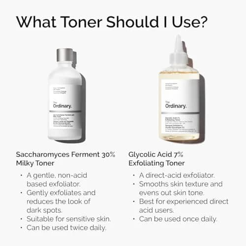 The Ordinary Glycolic Acid 7% Exfoliating Toner for Face, 240ml (8.1 Fl Oz) | Smooths Skin Texture & Evens Tone thumbnail 6