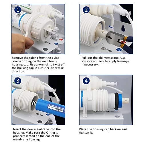 Membrane Solutions NSF/ANSI 58 Certified 100 GPD Reverse Osmosis Membrane | Industry-Standard 11.75"x1.75" Water Filter Replacement thumbnail 9