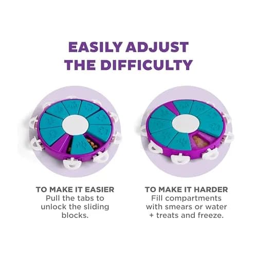 Outward Hound Nina Ottosson Dog Twister Treat Puzzle 11.8" (30cm) | Advanced Level 3 Dog Toy for Mental Stimulation thumbnail 4