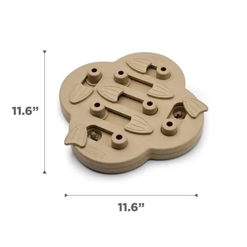Outward Hound Dog Hide N' Slide Treat Puzzle Toy Level 2 Intermediate Tan | Interactive Dog Enrichment thumbnail 7