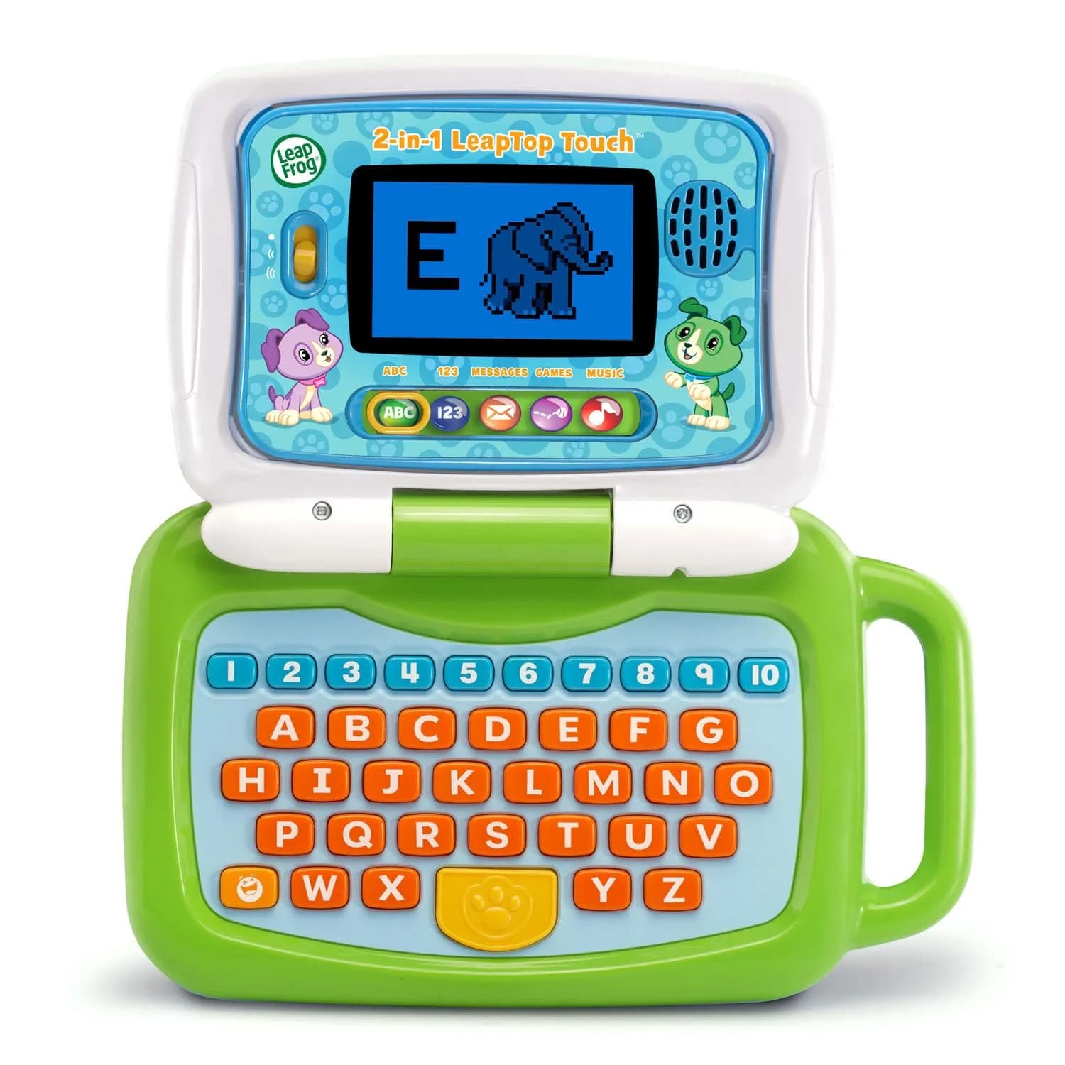 LeapFrog 2-in-1 LeapTop Touch Learning Toy, Pink | Educational Laptop & Tablet for Ages 2-5 — Green / Frustration Free Packaging