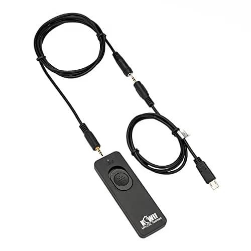 KIWIFOTOS Remote Shutter Release Cord for Sony Alpha A7 IV A7 III A7R V A6600 A6000 ZV-1 | 70cm + 130cm Extension thumbnail 1