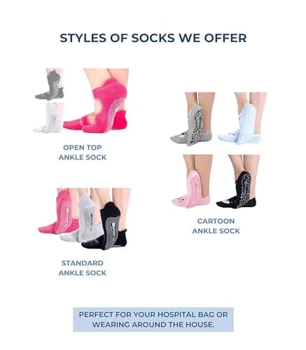 Live Happy Be Healthy Pilates Socks with Grips for Women Non Slip | Toeless, Ankle Length, Cotton, 3 Pairs thumbnail 8