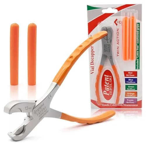 Cynamed Twin Action Decapper Pliers - Perfect for Decapping 13mm & 20mm Vials | German Stainless Steel thumbnail 1