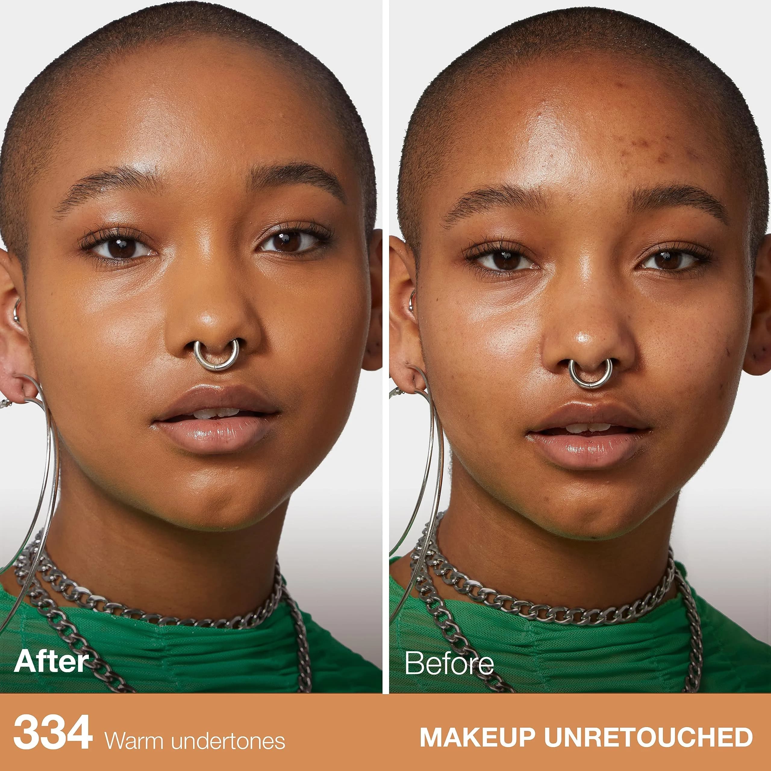 Maybelline Fit Me Matte + Poreless Foundation, 334 Warm Sun, 1 Fl Oz | Oil-Free, Pore Minimizing - view 3