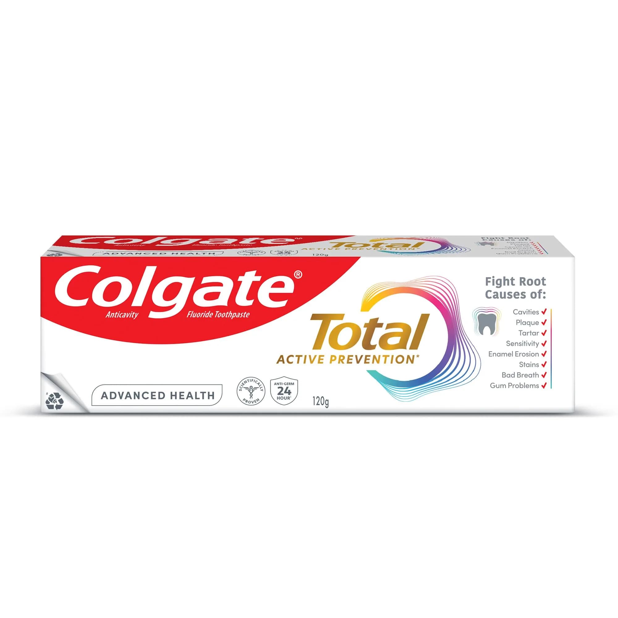 Colgate Total Care Toothpaste 120GM | 12-Hour Germ Defense & Anti-Germ Shield
