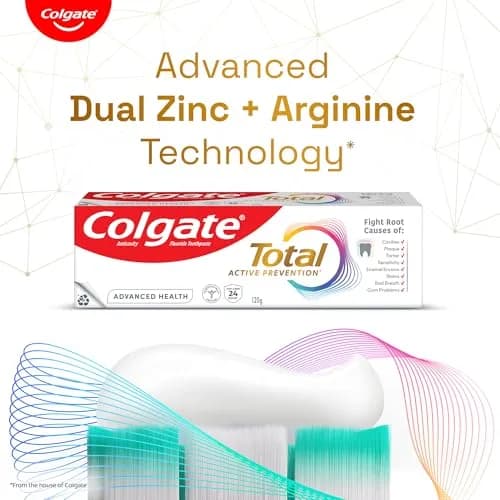 Colgate Total Care Toothpaste 120GM | 12-Hour Germ Defense & Anti-Germ Shield thumbnail 6