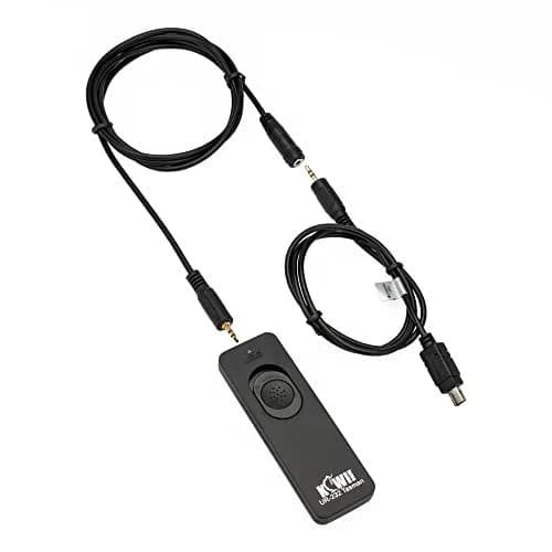 KIWIFOTOS MC-DC2 Remote Shutter Release Cord for Nikon Z7 Z6 D750 D7500 D5600 D3300 D610 & More Nikon Cameras | Wired Connectivity, 2-Stage Button thumbnail 1