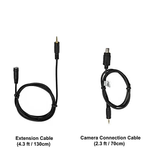 KIWIFOTOS MC-DC2 Remote Shutter Release Cord for Nikon Z7 Z6 D750 D7500 D5600 D3300 D610 & More Nikon Cameras | Wired Connectivity, 2-Stage Button thumbnail 3