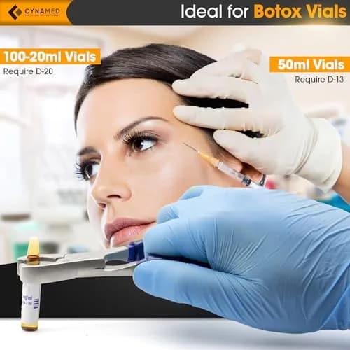 Cynamed 2-in-1 Vial Decapper - Professional Dual Action Aluminum Crimp Top Remover, Stainless Steel - 11mm/20mm | Easy & Durable thumbnail 5