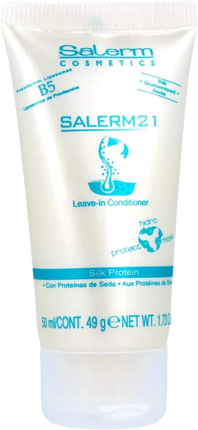 Salerm 21 B5 Silk Protein Leave-In Conditioner 1.73 oz | Moisturizing & Repairing Hair Treatment