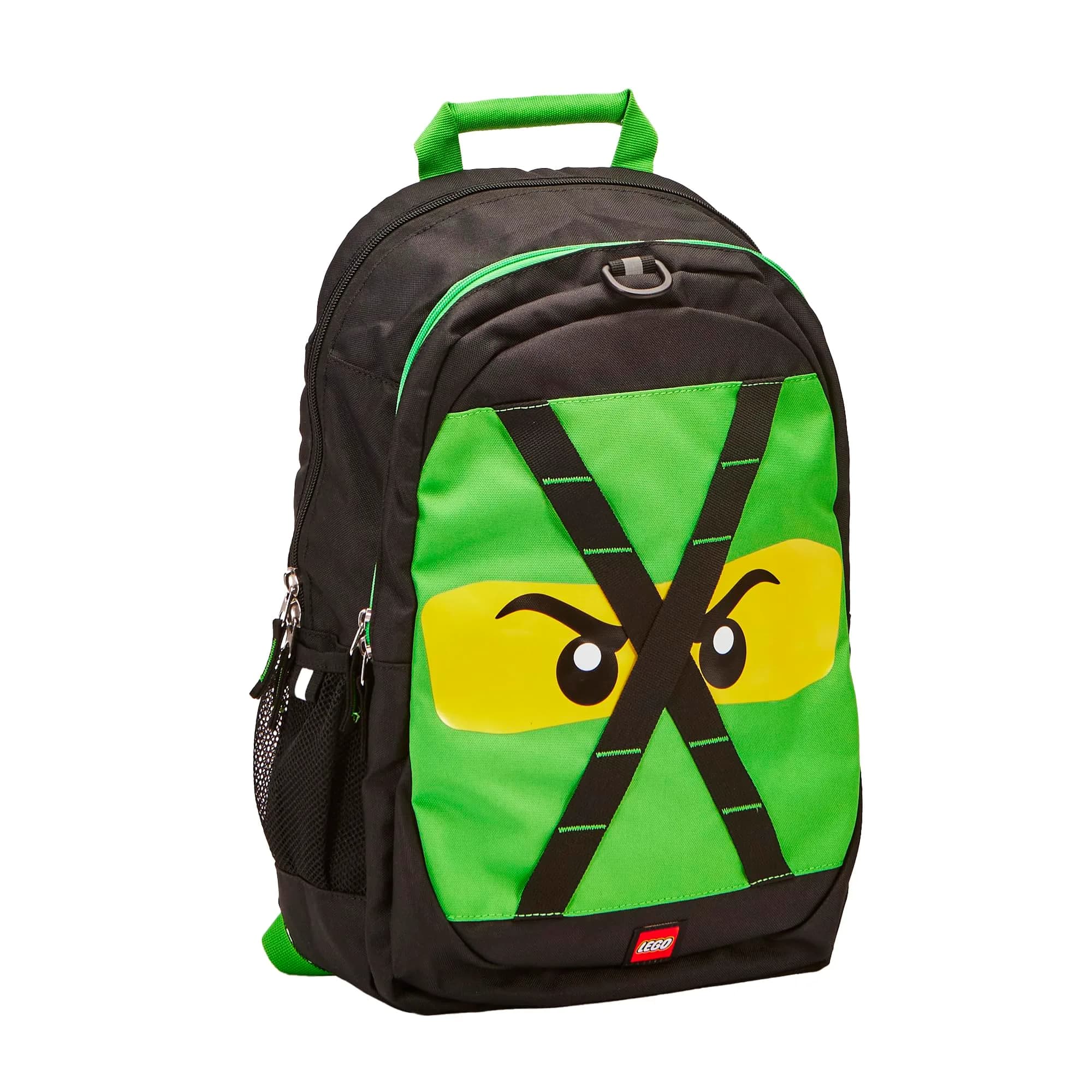 LEGO NINJAGO Future Kids School Backpack Bookbag | Water-Resistant, Adjustable Padded Straps, Lloyd Green