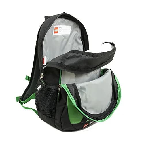 LEGO NINJAGO Future Kids School Backpack Bookbag | Water-Resistant, Adjustable Padded Straps, Lloyd Green thumbnail 4