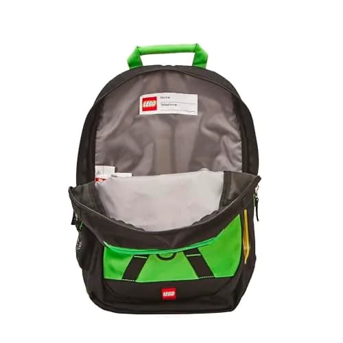 LEGO NINJAGO Future Kids School Backpack Bookbag | Water-Resistant, Adjustable Padded Straps, Lloyd Green thumbnail 6