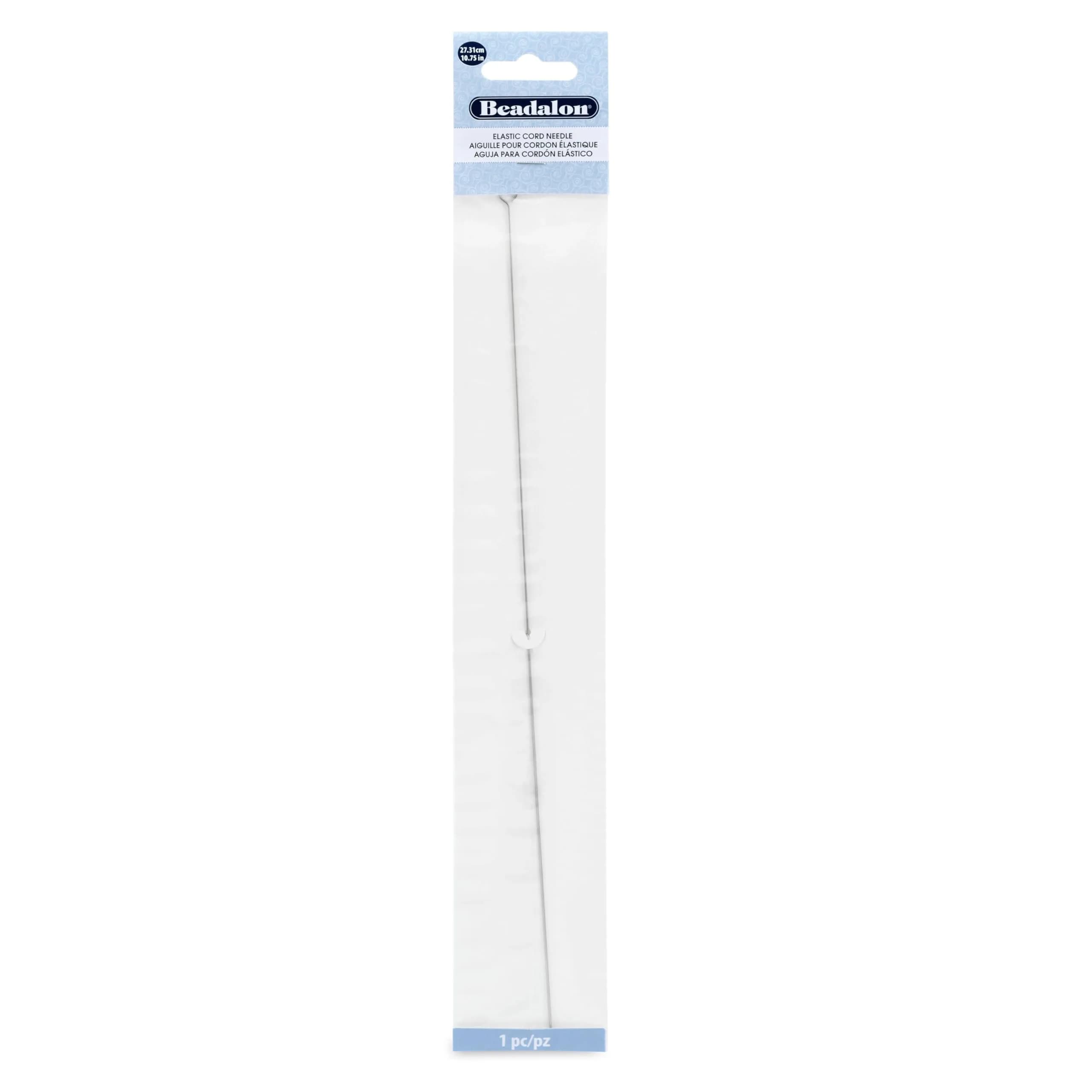 Beadalon Elastic Cord Beading Needle 10.75 Inches | Easy Threading Tool for Jewelry Making — 10.75 Inches