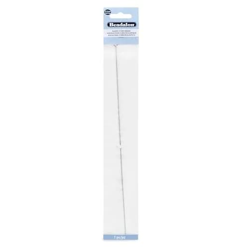 Beadalon Elastic Cord Beading Needle 10.75 Inches | Easy Threading Tool for Jewelry Making - main product image