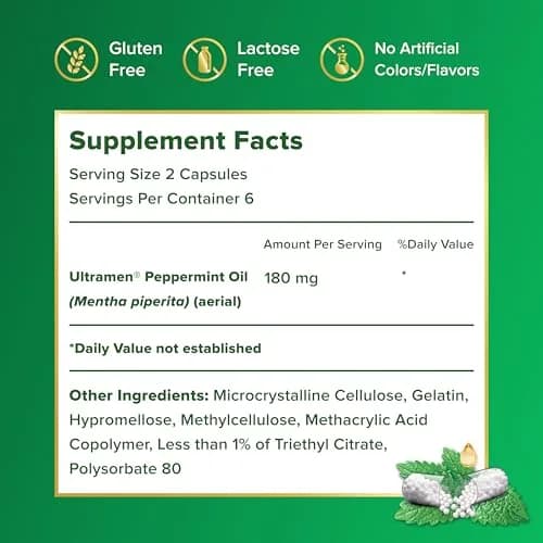 IBgard Gut Health Supplement Peppermint Oil Capsules 96 Count | Supports Abdominal Comfort thumbnail 6