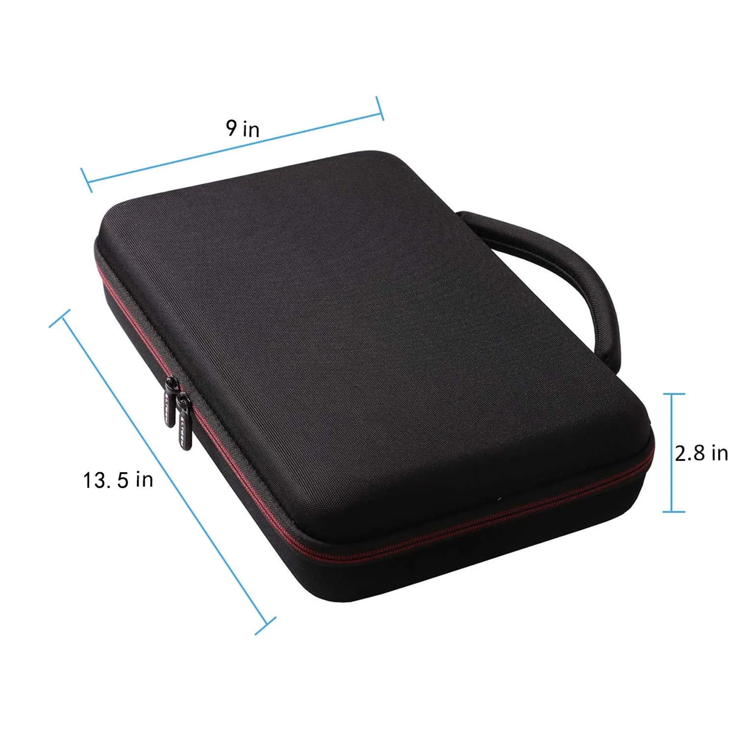 LTGEM Case for Akai MPK Mini MK3 / Play MK3 25 Key USB MIDI Controller | Black+Grey, 34cm (13.5") - view 6