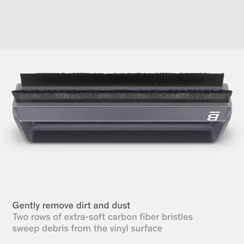 Boundless Audio Carbon Fiber Anti-Static Vinyl Record Cleaner Brush | 11.3cm (4.45in) Midnight Grey thumbnail 8