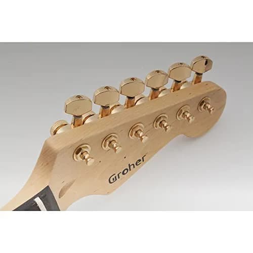 Musiclily Pro 6-Inline Locking Guitar Tuning Machine Heads Gold | 15:1 Gear Ratio thumbnail 8
