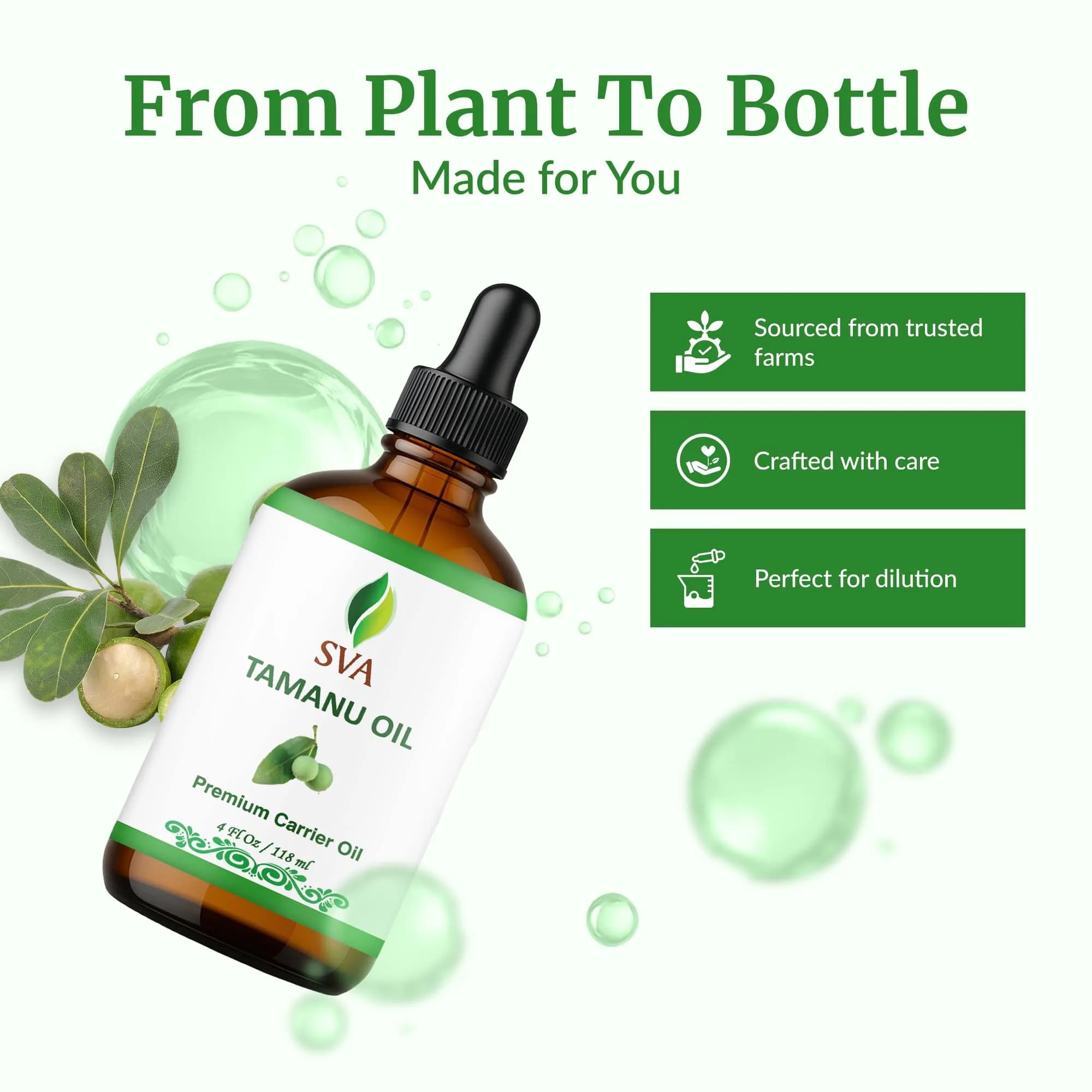 SVA ORGANICS Organic Eucalyptus Essential Oil 118 mL (4 Fl Oz) | Steam Distilled, Pure & Natural - view 4