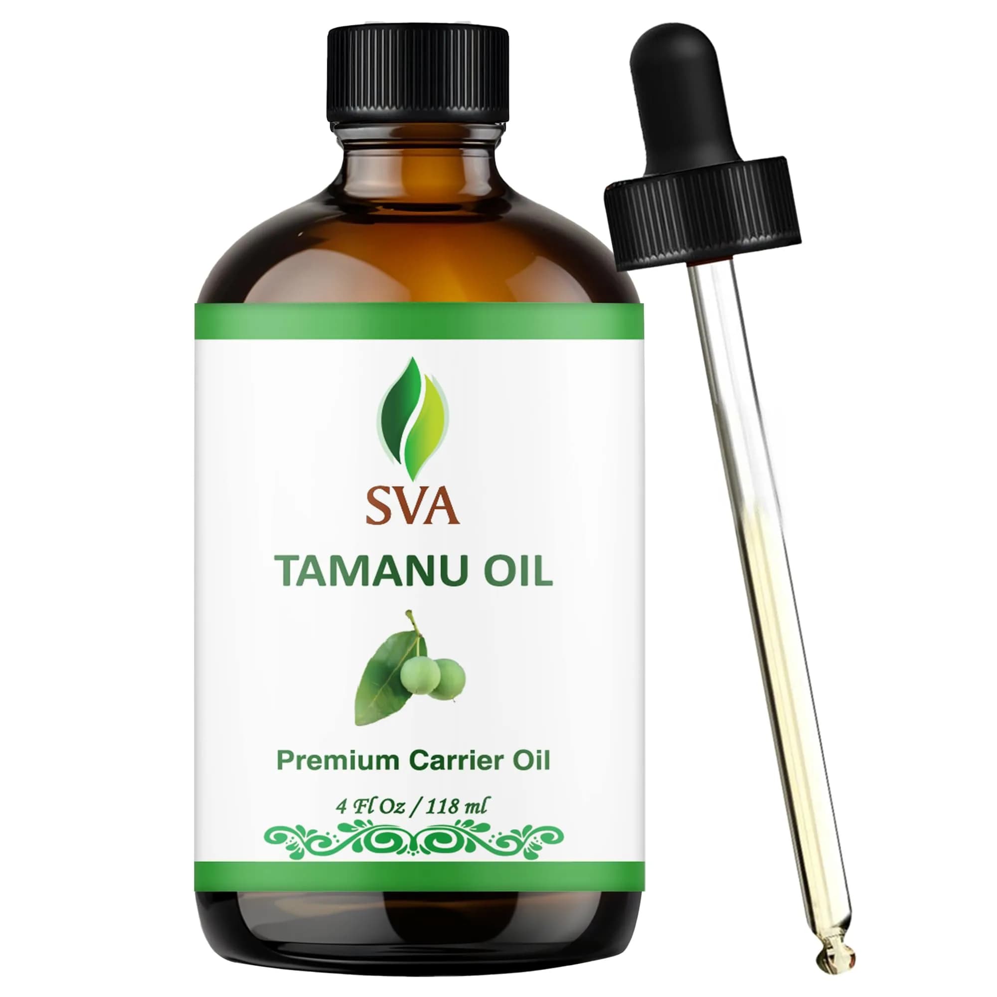 SVA ORGANICS Organic Eucalyptus Essential Oil 118 mL (4 Fl Oz) | Steam Distilled, Pure & Natural — Tamanu / 4 Fl Oz