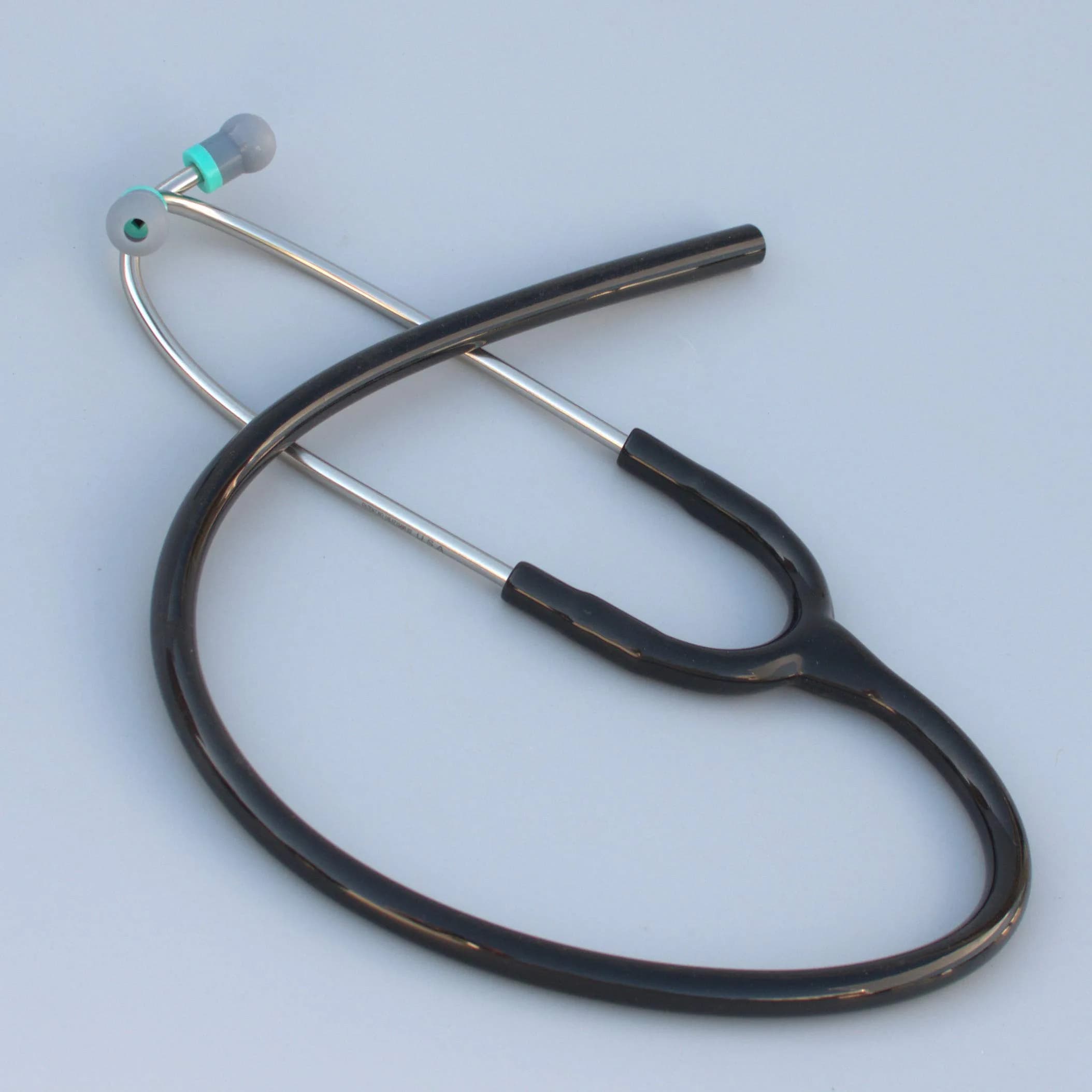 CardioTubes Black Stethoscope Tubing Replacement Kit | 5mm Binaurals, Latex-Free, Fits Classic II SE - view 2