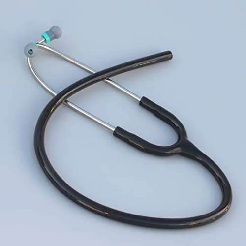 CardioTubes Black Stethoscope Tubing Replacement Kit | 5mm Binaurals, Latex-Free, Fits Classic II SE thumbnail 2
