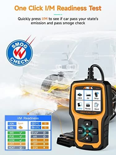 ANCEL AD410 Vehicle Scan Tool | Supports All 1996+ OBD2 Cars, Fault Code Reader, Live Data, Easy for Beginners thumbnail 4