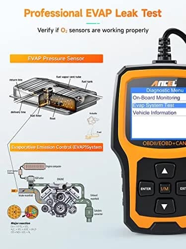 ANCEL AD410 Vehicle Scan Tool | Supports All 1996+ OBD2 Cars, Fault Code Reader, Live Data, Easy for Beginners thumbnail 8