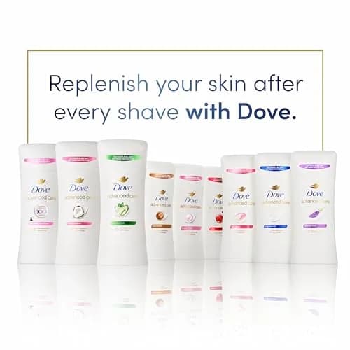 Dove Advanced Care Invisible Clear Finish Antiperspirant Deodorant Stick 10.4 oz (2.6 oz x 4) | 72-Hour Sweat & Odor Protection thumbnail 8