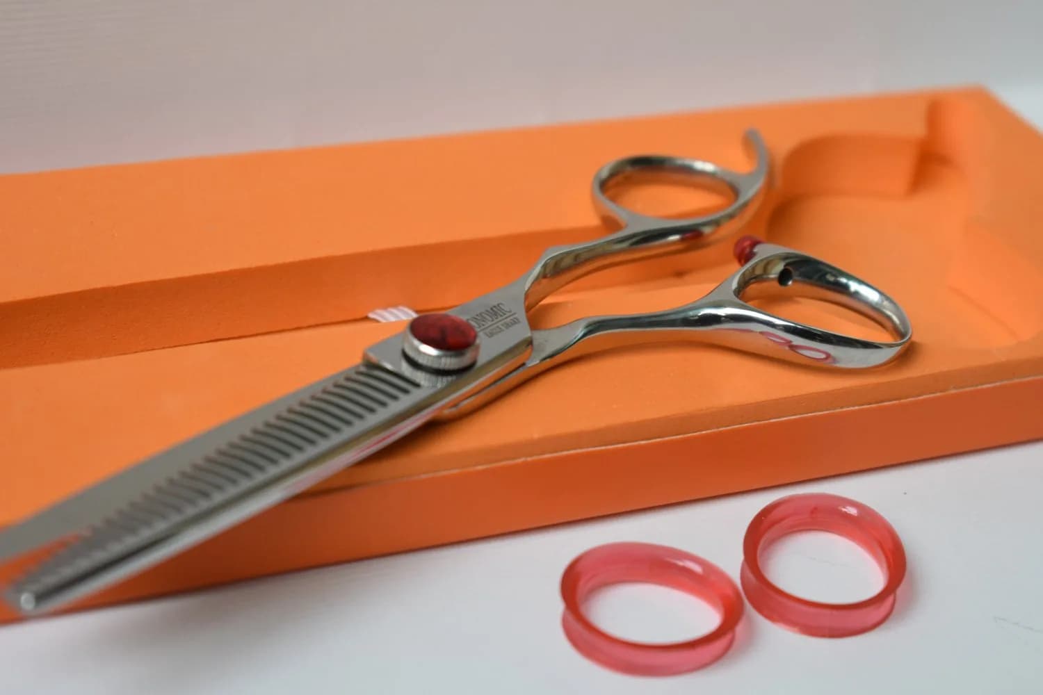 EAGLE SHARP Professional Hair Thinning Shears 6.5 cm (6 inch) | 30-Tooth Blender Convex Blade - view 7