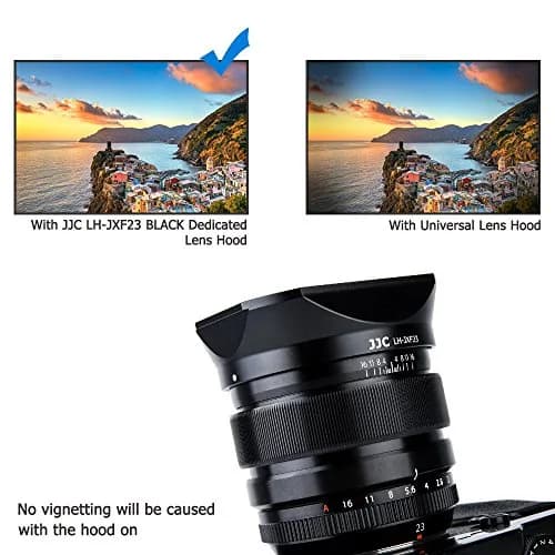JJC Metal Lens Hood Shade for Fujifilm XF 23mm F1.4 R & XF 56mm F1.2 R Lenses | Bayonet Mount, Blocks Stray Light thumbnail 6