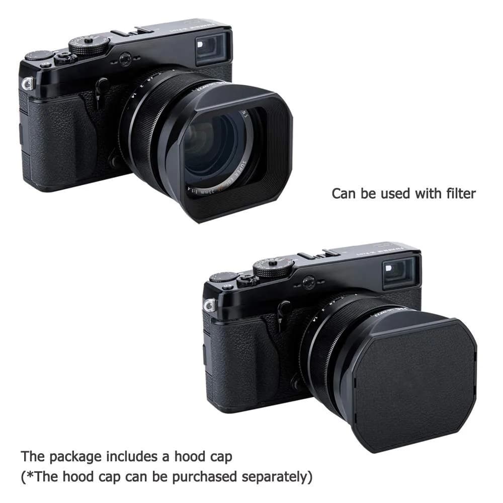 JJC Metal Lens Hood Shade for Fujifilm XF 23mm F1.4 R & XF 56mm F1.2 R Lenses | Bayonet Mount, Blocks Stray Light - view 3