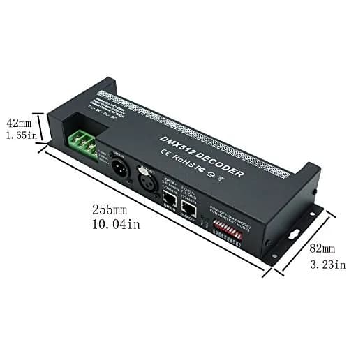 AMKI DMX 512 LED Decoder Controller for RGB Tape Strip Light Dimmer Driver 30 Channel | Stage Lighting Control thumbnail 2