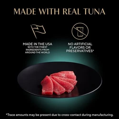 Sheba Perfect Portions Wet Cat Food, Tuna, 2.6 oz | Grain-Free, Protein-Rich, Easy Peel Twin Pack thumbnail 2