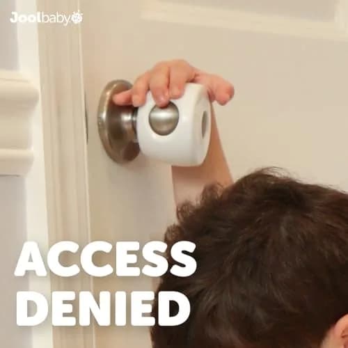 Jool Baby Door Knob Covers for Child Safety (4 Pack) | Easy to Install & Childproof Home thumbnail 6