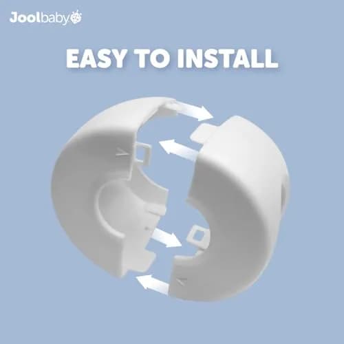 Jool Baby Door Knob Covers for Child Safety (4 Pack) | Easy to Install & Childproof Home thumbnail 4
