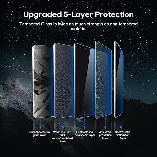 LFOTPP 8.7 Inch Tempered Glass Screen Protector for Volvo V90 XC90 S90 V60 XC40 XC60 | 9H Hardness, High Clarity, Anti-Scratch thumbnail 7