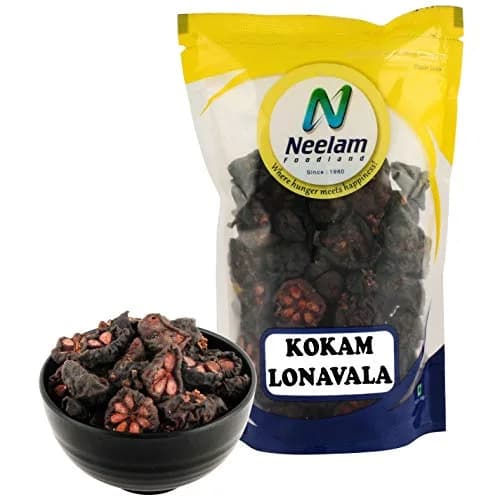 Neelam Foodland Dried Lonavala Kokum 200g (7.05 oz) | Authentic Indian Fruit thumbnail 4