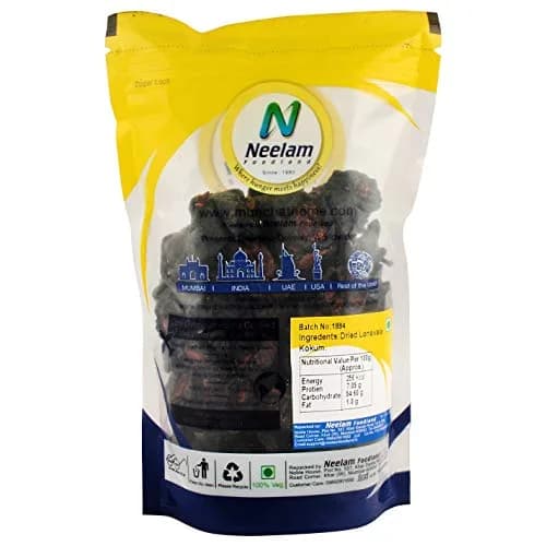 Neelam Foodland Dried Lonavala Kokum 200g (7.05 oz) | Authentic Indian Fruit thumbnail 2