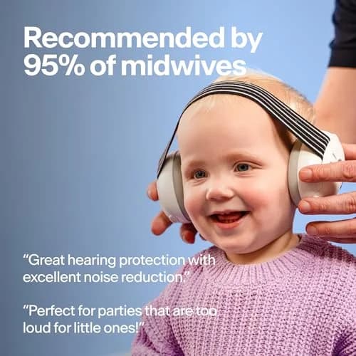 Alpine Muffy Baby Ear Protection Earmuffs for Babies & Toddlers up to 4 Years | Noise Reduction 23 dB SNR thumbnail 4
