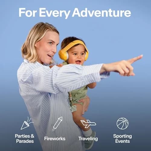 Alpine Muffy Baby Ear Protection Earmuffs for Babies & Toddlers up to 4 Years | Noise Reduction 23 dB SNR thumbnail 8