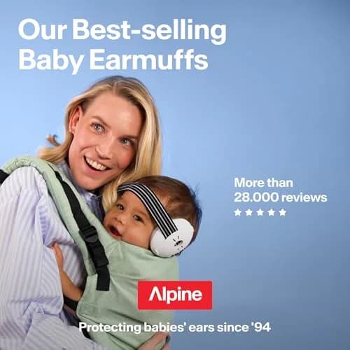 Alpine Muffy Baby Ear Protection Earmuffs for Babies & Toddlers up to 4 Years | Noise Reduction 23 dB SNR thumbnail 9