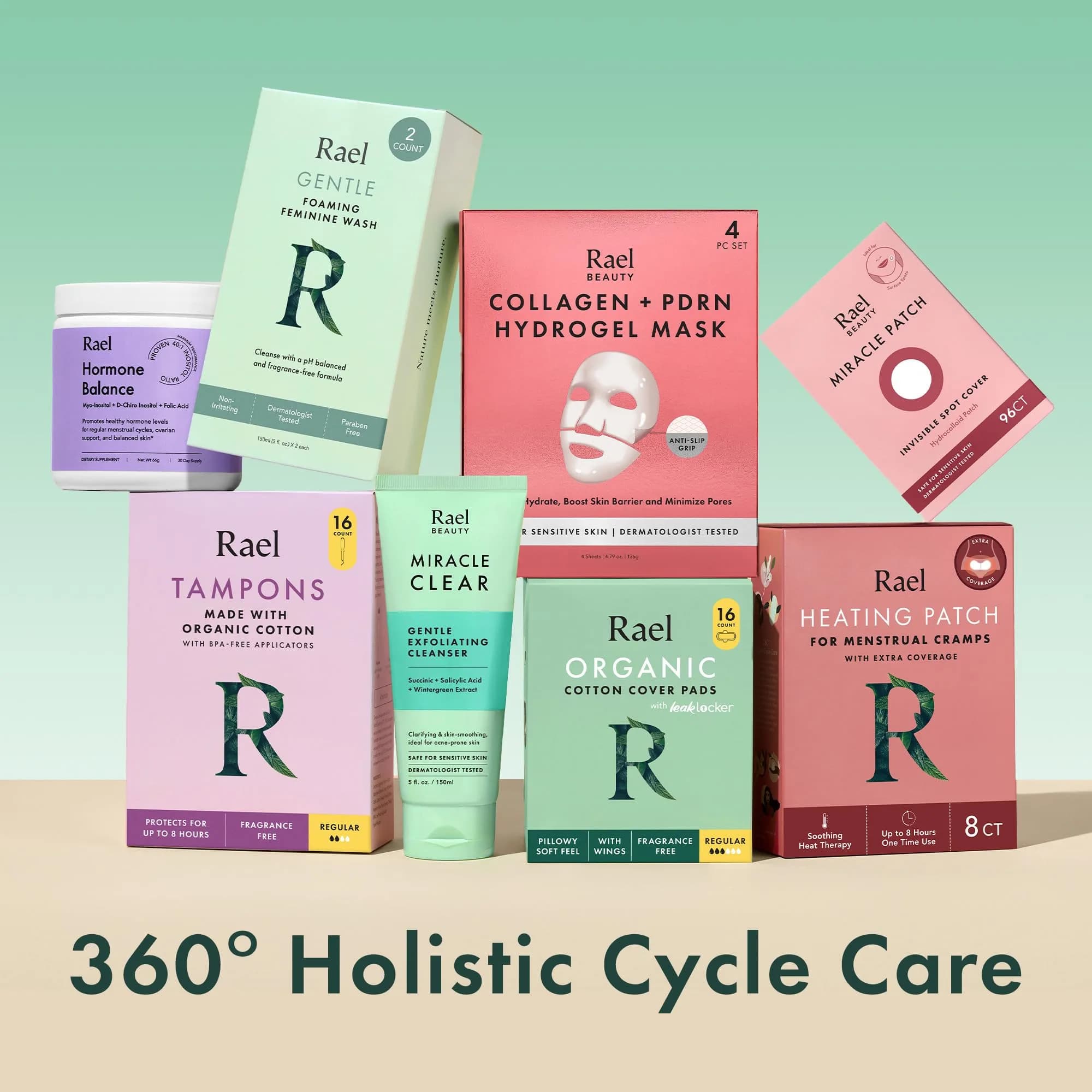 Rael Organic Cotton Cover Sanitary Pads, Moderate Absorbency, Regular, 28 Count | Hypoallergenic & Chlorine-Free - view 8