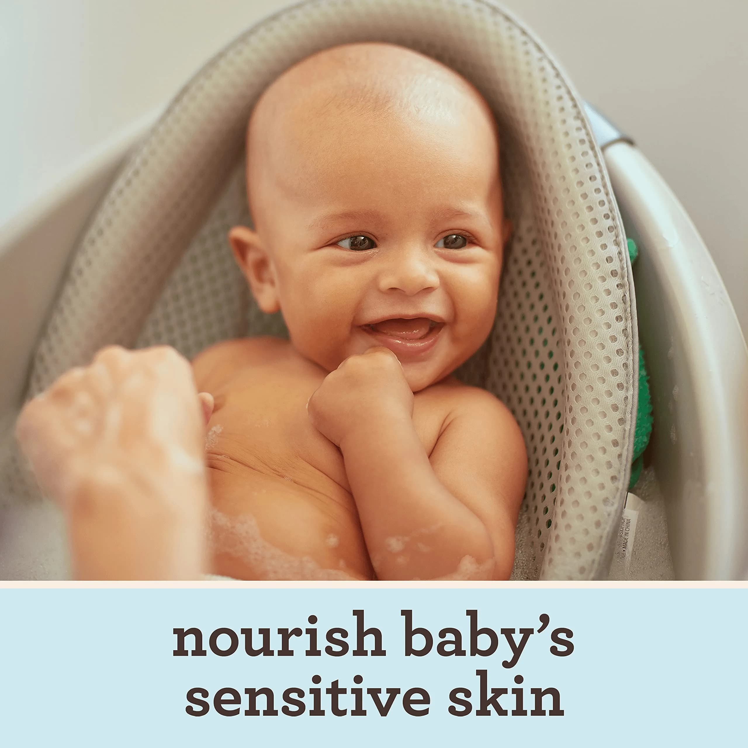 Aveeno Baby Daily Moisture Gentle Bath Wash & Shampoo 355ml (12 fl. oz) | Tear-Free & Hypoallergenic Formula - view 2