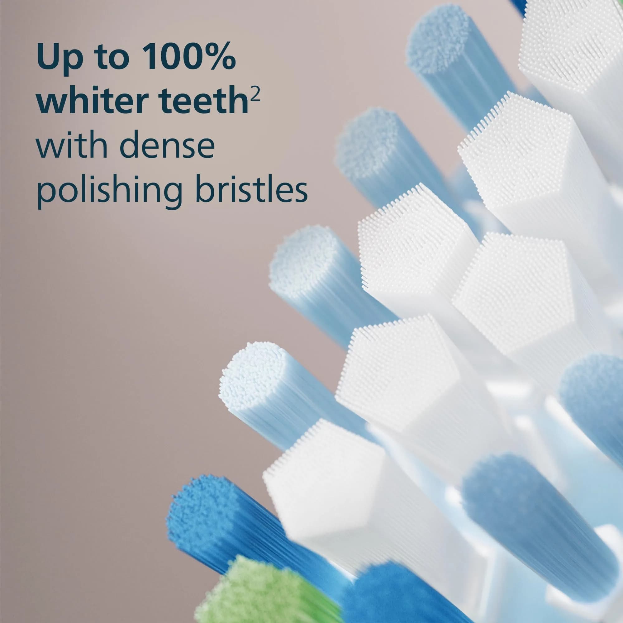 Philips Sonicare C3 Two-in-One Genuine Replacement Electric Toothbrush Heads 4 Pack | Deep Plaque Removal & Whitening - view 5