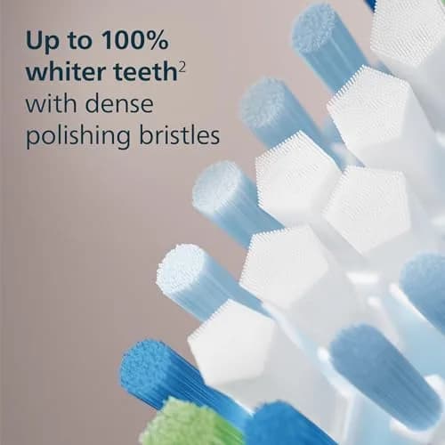 Philips Sonicare C3 Two-in-One Genuine Replacement Electric Toothbrush Heads 4 Pack | Deep Plaque Removal & Whitening thumbnail 5