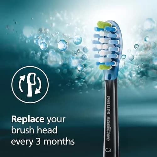 Philips Sonicare C3 Two-in-One Genuine Replacement Electric Toothbrush Heads 4 Pack | Deep Plaque Removal & Whitening thumbnail 9