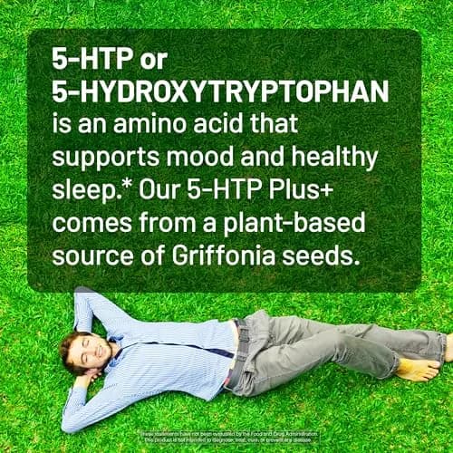 NatureWise 5-HTP 200mg Supplement, Mood & Sleep Support, 60 Vegan Capsules | Vegan, Plant-Based, USA Sourced thumbnail 7